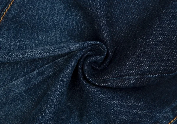 ジュンヤワタナベ コムデギャルソンJUNYA WATANABE COMME des GARCONS denim リボンデザイン半袖プルオーバートップス インディゴS K-110035_012