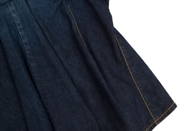 ジュンヤワタナベ コムデギャルソンJUNYA WATANABE COMME des GARCONS denim リボンデザイン半袖プルオーバートップス インディゴS K-110035_008