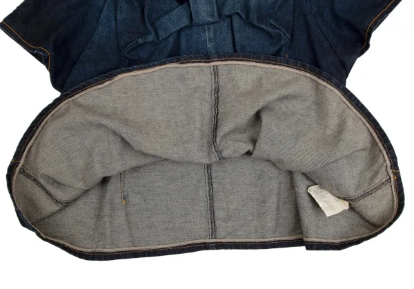 ジュンヤワタナベ コムデギャルソンJUNYA WATANABE COMME des GARCONS denim リボンデザイン半袖プルオーバートップス インディゴS K-110035_009