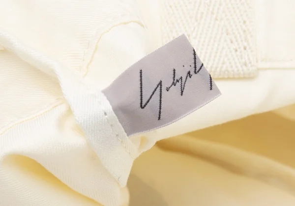 ヨウジヤマモトYohji Yamamoto ラメロゴプリントショッピングバッグ 生成り K-110063_011