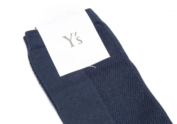 新品!ワイズY's メッシュ織りソックス 紺2(23cm～24.5cm位) K-110080_002