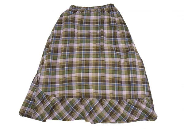 ネネットNe-net 製品洗いカーブ切替チェックスカート マルチ2 K-110145_010