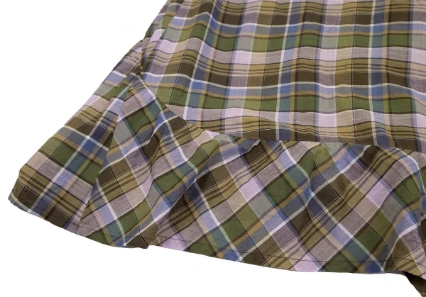 ネネットNe-net 製品洗いカーブ切替チェックスカート マルチ2 K-110145_011