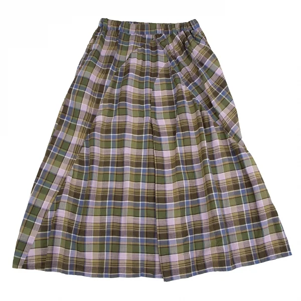 ネネットNe-net 製品洗いカーブ切替チェックスカート マルチ2 K-110145_002