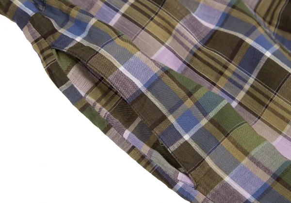 ネネットNe-net 製品洗いカーブ切替チェックスカート マルチ2 K-110145_006