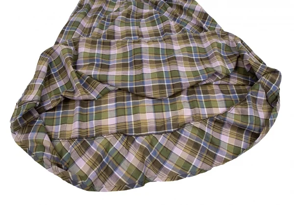 ネネットNe-net 製品洗いカーブ切替チェックスカート マルチ2 K-110145_009