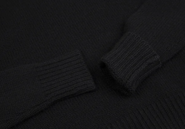 ラルフローレンRALPH LAUREN カシミヤウールタートルネックニットセーター 黒M K-110155_007