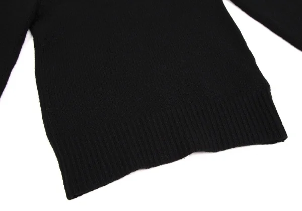 ラルフローレンRALPH LAUREN カシミヤウールタートルネックニットセーター 黒M K-110155_008