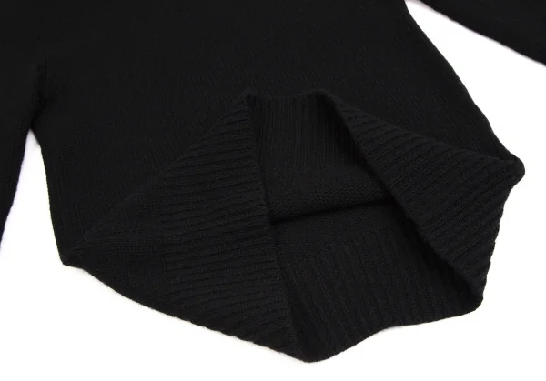ラルフローレンRALPH LAUREN カシミヤウールタートルネックニットセーター 黒M K-110155_009