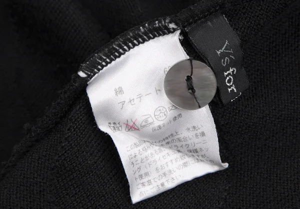 Y's for living Dot Jacquard Long Knit Cardigan K-110161_015