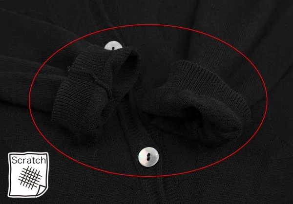 Y's for living Dot Jacquard Long Knit Cardigan K-110161_009