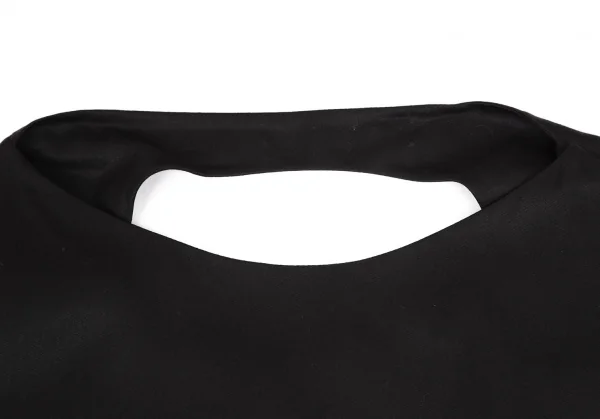 タケシコウサカバイ ワイズ ピンクレーベルTAKESHI KOSAKA by Y's Pink Label テンセルノースリーブワンピース 黒1 K-110193_004