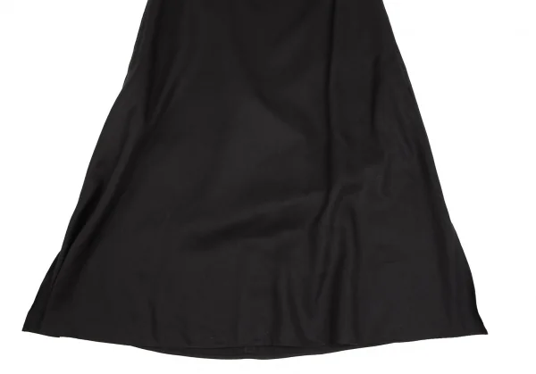 タケシコウサカバイ ワイズ ピンクレーベルTAKESHI KOSAKA by Y's Pink Label テンセルノースリーブワンピース 黒1 K-110193_006