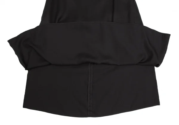 タケシコウサカバイ ワイズ ピンクレーベルTAKESHI KOSAKA by Y's Pink Label テンセルノースリーブワンピース 黒1 K-110193_009