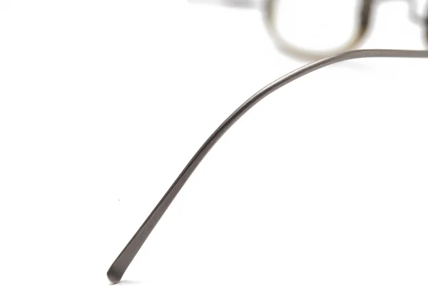 ルノアLunor メタルコンビフレームメガネ カーキガンメタ K-110197_009