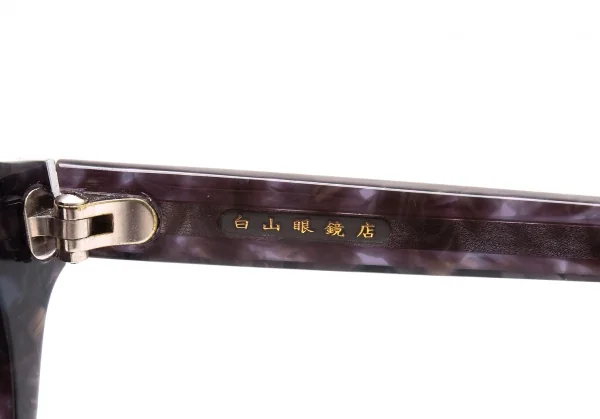 白山眼鏡店 ボストン メガネ 黒グレー K-110198_013