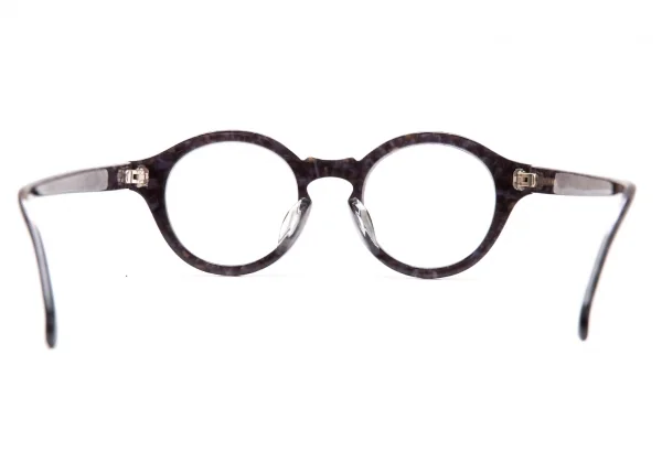 白山眼鏡店 ボストン メガネ 黒グレー K-110198_004