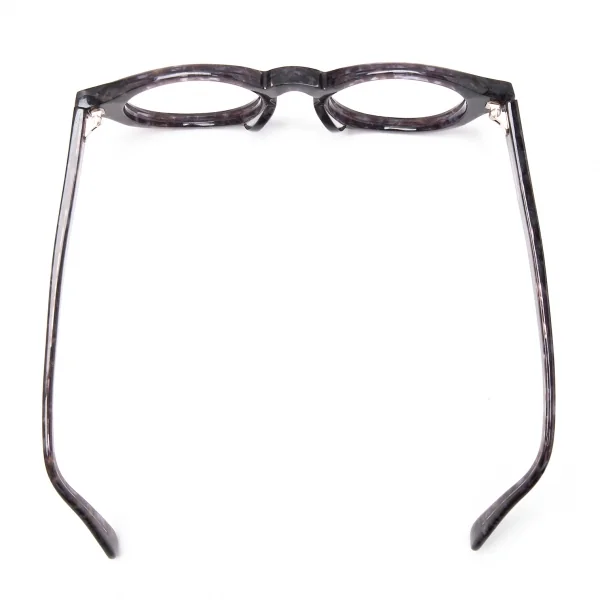 白山眼鏡店 ボストン メガネ 黒グレー K-110198_005