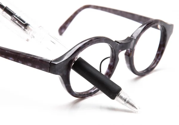 白山眼鏡店 ボストン メガネ 黒グレー K-110198_006