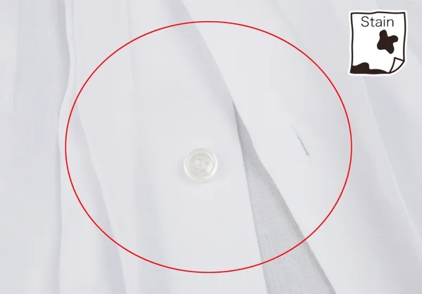 ジュンヤワタナベ コムデギャルソンJUNYA WATANABE COMME des GARCONS リネンピンタックラウンドカラー半袖ブラウス 白SS K-110206_008