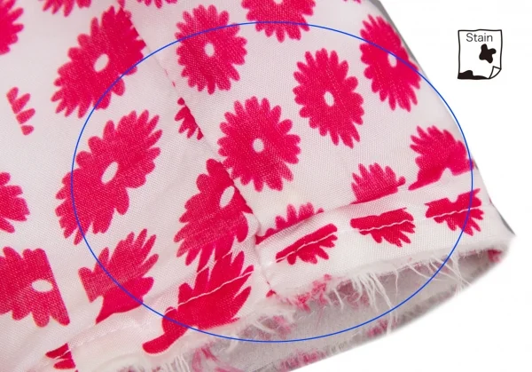 コムデギャルソンCOMME des GARCONS キュプラフラワー総柄プリントジャケット 白ピンクS位 K-110224_010