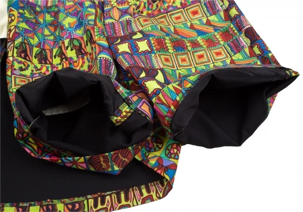 コムデギャルソンCOMME des GARCONS サイケデリックプリントラップスカート付きハーフパンツ マルチS K-110237_014