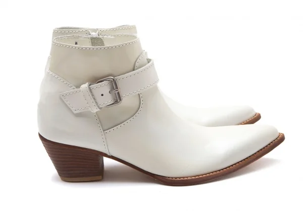 ジュンヤワタナベ コムデギャルソンJUNYA WATANABE COMME des GARCONS  レザーベルトデザインヒールブーツ オフM(24cm位) K-110261_007