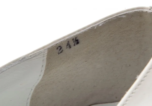 コムデギャルソンCOMME des GARCONS スクエアトゥストラップエナメルシューズ オフ24.5 K-110265_012