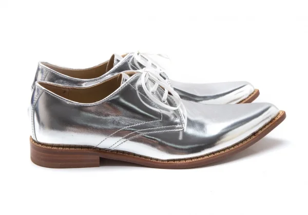 ジュンヤワタナベ コムデギャルソンJUNYA WATANABE COMME des GARCONS メタリック外羽根シューズ シルバーS(24cm位) K-110267_008