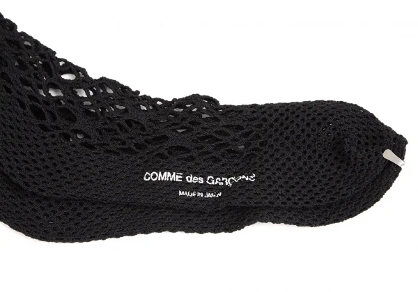新品!コムデギャルソンCOMME des GARCONS メッシュウーブンソックス 黒S位(22cm～24cm位) K-110272_003