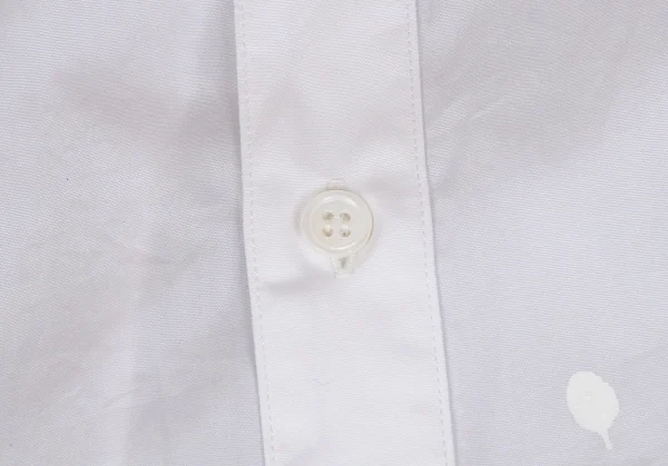 サイトs'yte スプラッシュペイントスタンドカラーロングシャツ 白3 K-110280_005