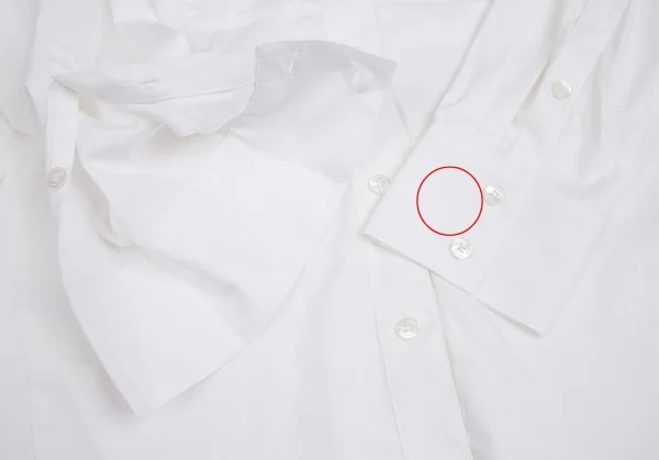 アクアスキュータムAquascutum ビジュー装飾カラー長袖シャツ 白10 K-110290_008