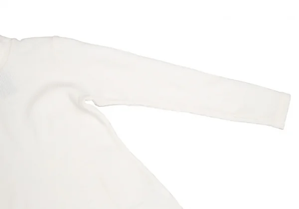 新品!ポールスチュアート スポーツPaul Stuart SPORT ポイント刺繍タートルネックリブカットソー オフM K-110297_005