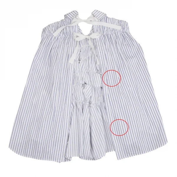 tricot COMME des GARCONS Decorative Gathered Stripes Shirt K-110301_007
