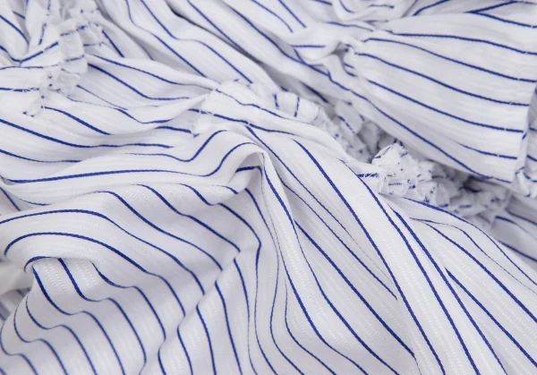tricot COMME des GARCONS Decorative Gathered Stripes Shirt K-110301_016