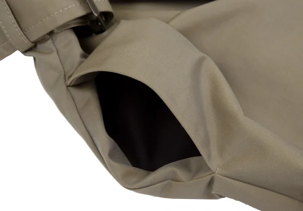 ヒスイヒロコイトウHISUIHIROKOITO 玉虫コットンポリワンショルダーラップパンツ カーキM K-110310_007