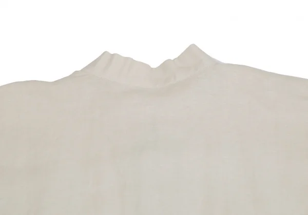 オムプリッセ イッセイ ミヤケHOMME PLISSE ISSEY MIYAKE リネンコットンスタンドカラードルマンシャツ ライトベージュ2 K-110319_010