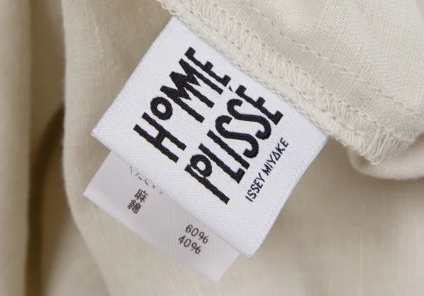 オムプリッセ イッセイ ミヤケHOMME PLISSE ISSEY MIYAKE リネンコットンスタンドカラードルマンシャツ ライトベージュ2 K-110319_015