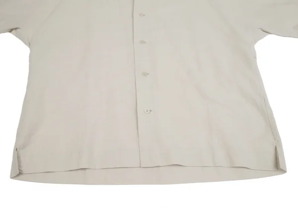 オムプリッセ イッセイ ミヤケHOMME PLISSE ISSEY MIYAKE リネンコットンスタンドカラードルマンシャツ ライトベージュ2 K-110319_006
