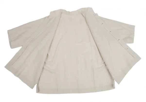 オムプリッセ イッセイ ミヤケHOMME PLISSE ISSEY MIYAKE リネンコットンスタンドカラードルマンシャツ ライトベージュ2 K-110319_008