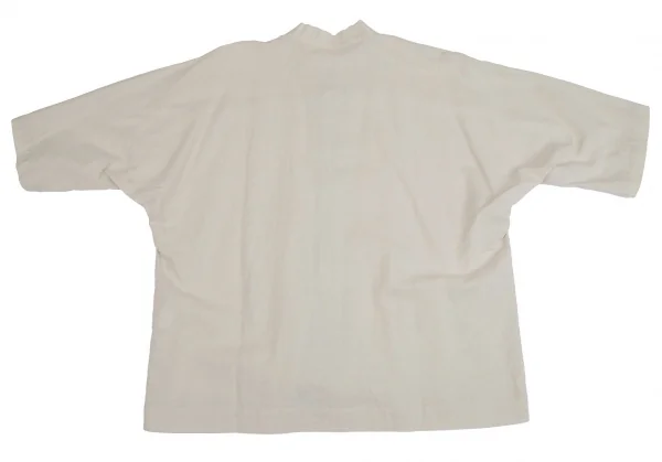 オムプリッセ イッセイ ミヤケHOMME PLISSE ISSEY MIYAKE リネンコットンスタンドカラードルマンシャツ ライトベージュ2 K-110319_009