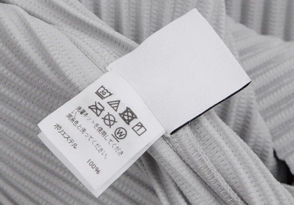 オムプリッセ イッセイ ミヤケHOMME PLISSE ISSEY MIYAKE プリーツTシャツ ライトグレー2 K-110321_012