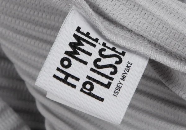 オムプリッセ イッセイ ミヤケHOMME PLISSE ISSEY MIYAKE プリーツTシャツ ライトグレー2 K-110321_013