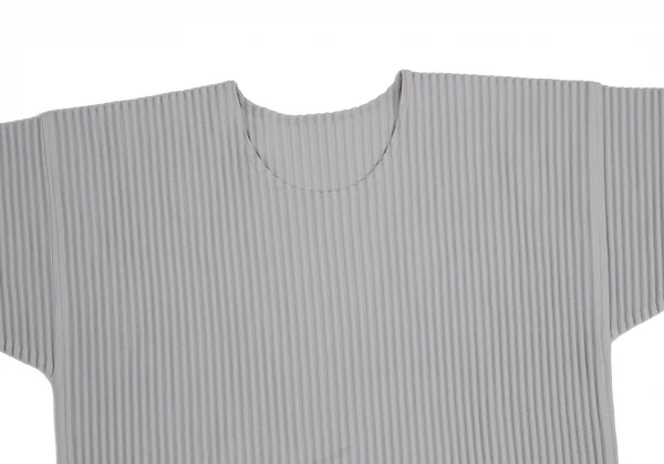 オムプリッセ イッセイ ミヤケHOMME PLISSE ISSEY MIYAKE プリーツTシャツ ライトグレー2 K-110321_004
