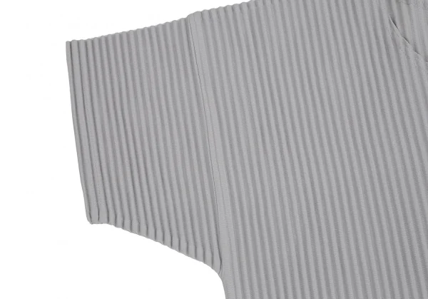 オムプリッセ イッセイ ミヤケHOMME PLISSE ISSEY MIYAKE プリーツTシャツ ライトグレー2 K-110321_006