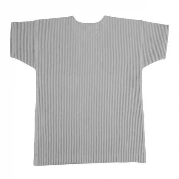 オムプリッセ イッセイ ミヤケHOMME PLISSE ISSEY MIYAKE プリーツTシャツ ライトグレー2 K-110321_009