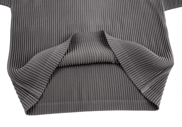 オムプリッセ イッセイ ミヤケHOMME PLISSE ISSEY MIYAKE プリーツTシャツ チャコール2 K-110322_008