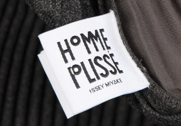 オムプリッセ イッセイ ミヤケHOMME PLISSE ISSEY MIYAKE ウールライクプリーツテーパードパンツ 焦げ茶2 K-110324_016