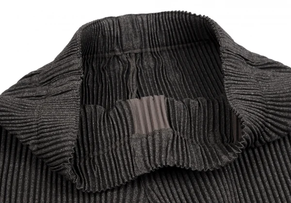 オムプリッセ イッセイ ミヤケHOMME PLISSE ISSEY MIYAKE ウールライクプリーツテーパードパンツ 焦げ茶2 K-110324_004