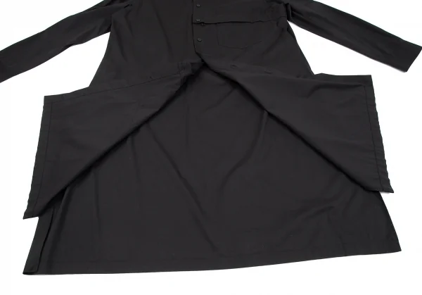 ワイスリーY-3 マルチポケットロングシャツ 黒XL K-110336_014
